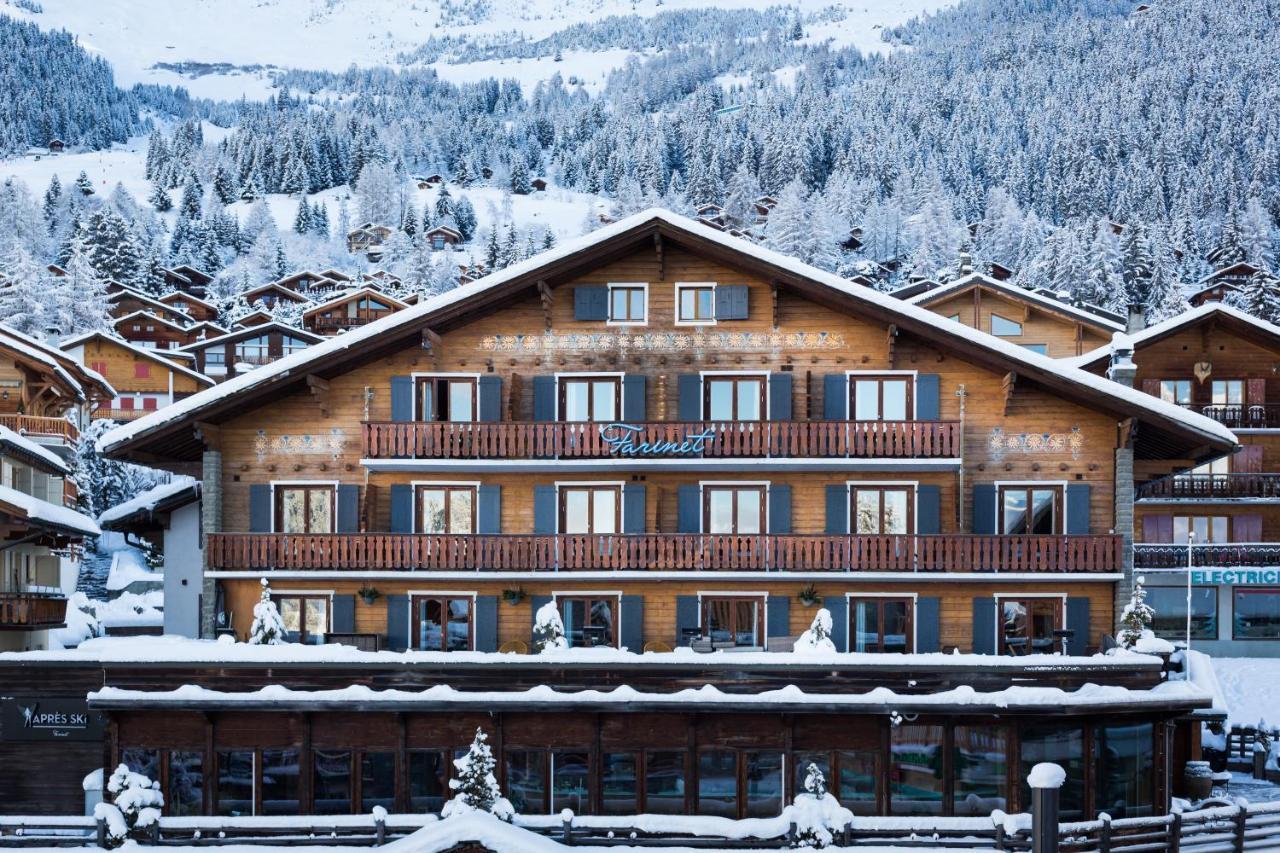 Hotel Farinet Verbier Exteriör bild