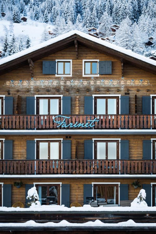 Hotel Farinet Verbier Exteriör bild